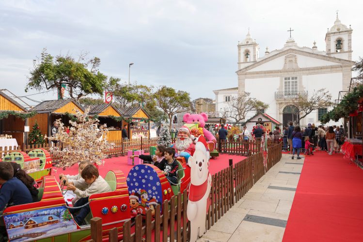 Chegada do Pai Natal ao Mercado de Natal 2024